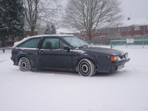 The morning of its MOT! Snow Storm!