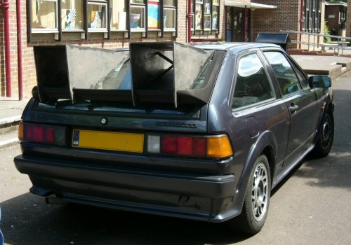 Flux exhausts test fitted to car, nearly done.