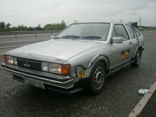 VW Scirocco Time Machine on the road