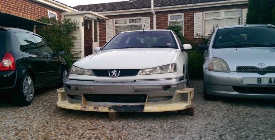 "added a crazy bumper ..."